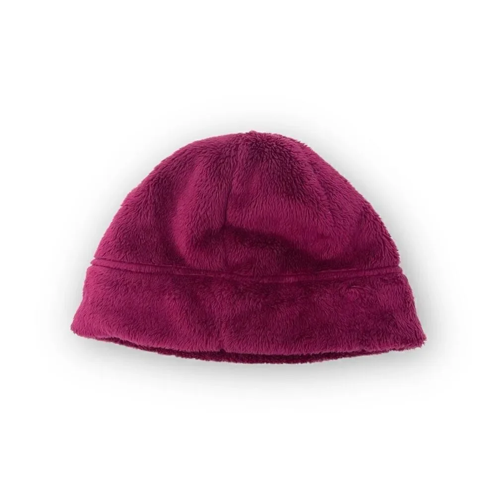 The North Face Dark Pink Fleece Denali Beanie Hat One Size Youth Girls One Size